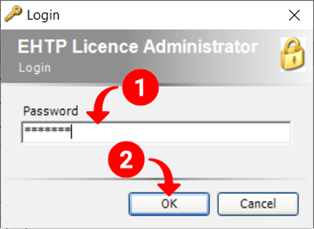 Login IHTP Licence Administrator