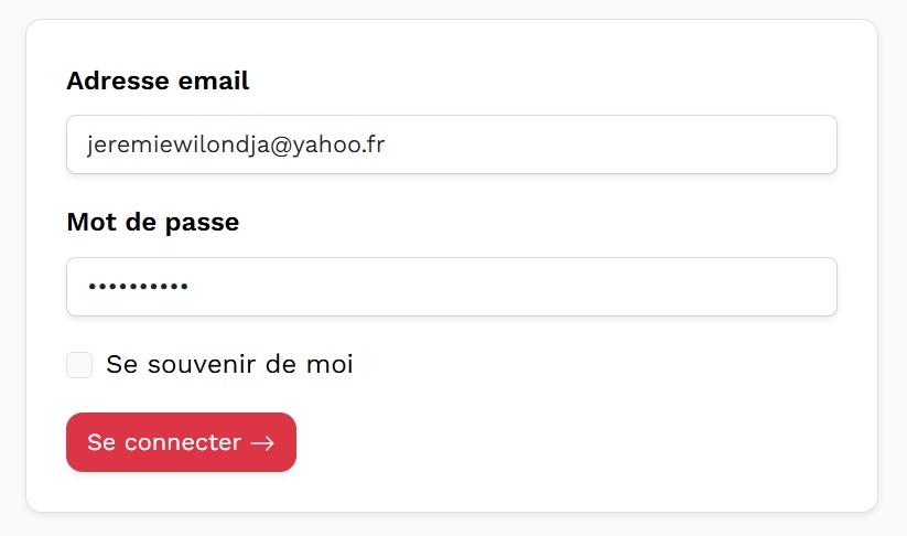 Se connecter à Sango24